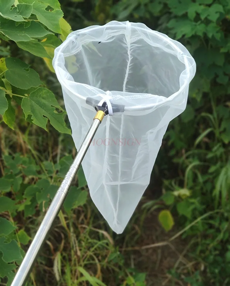 Telescopic insect catching net, flies, mosquitoes, dragonflies, net bags, super dense children's insects, flying insects