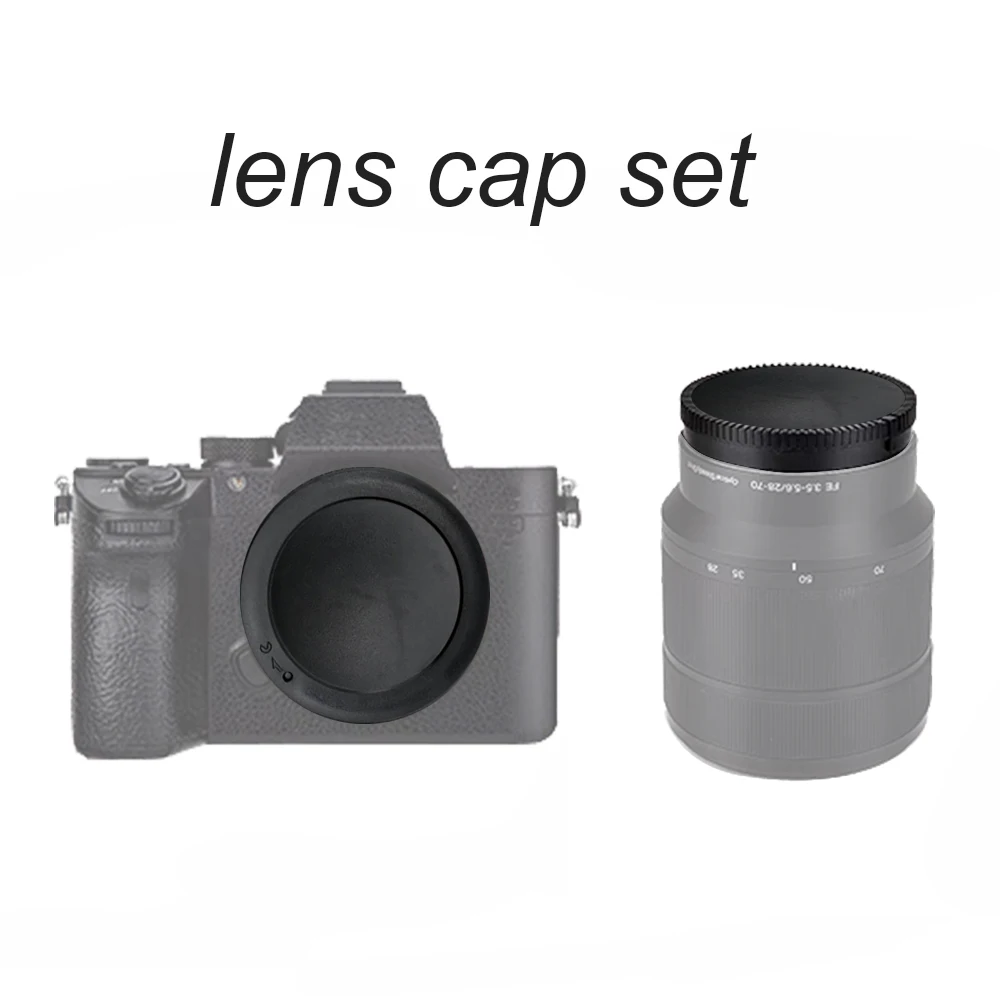 Lens Cap Set Lens Rear Body Cap For Nikon Z Mount Lens NIK Z Mirrorless Camera Lens Camera Accessories