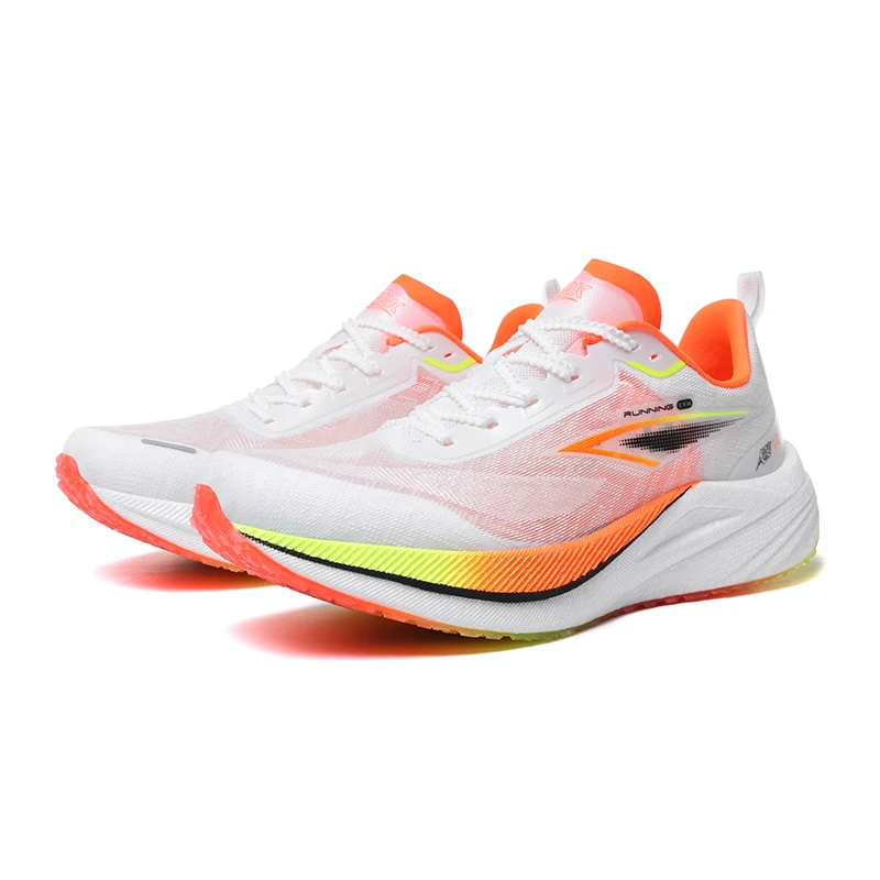 

Sports and leisure shoes, men's shoes, marathon oversized air cushioned shoes, fly woven all season rubber, wear-resistant, anti