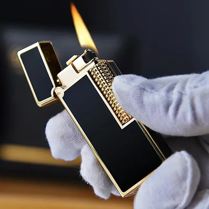 Zorro Lighter Z728 Narrow Machine Flip Resin Process Commercial Side Sliding Machine Lighter Compact High-end Model