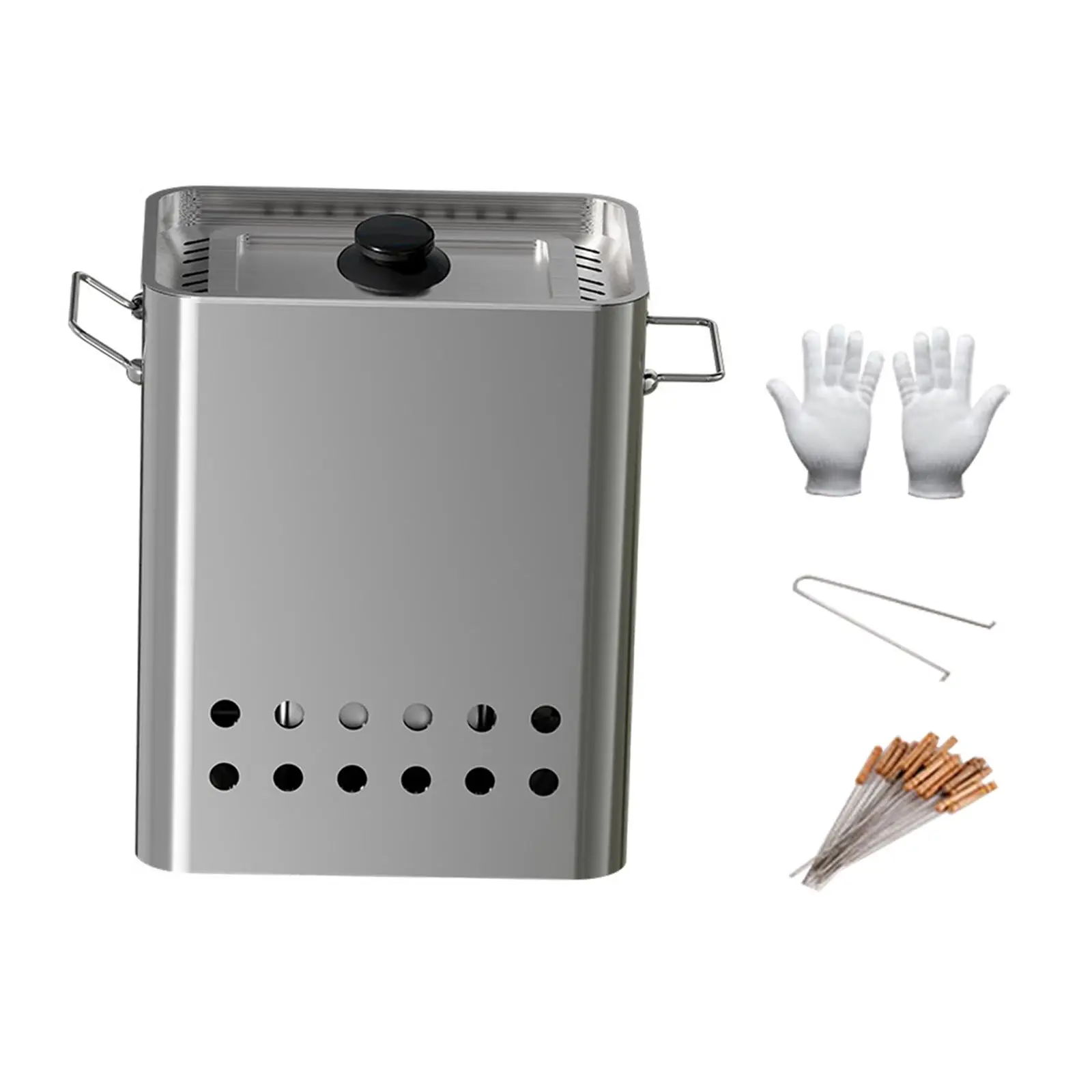 Barbecue Hanging Grill Furnace Steel Multifunctional Barrel for Parks Garden