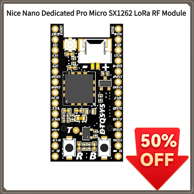 Low Power SX1262 LoRa Module +21dBm for Meshtastic Sensor Network IoT Devices