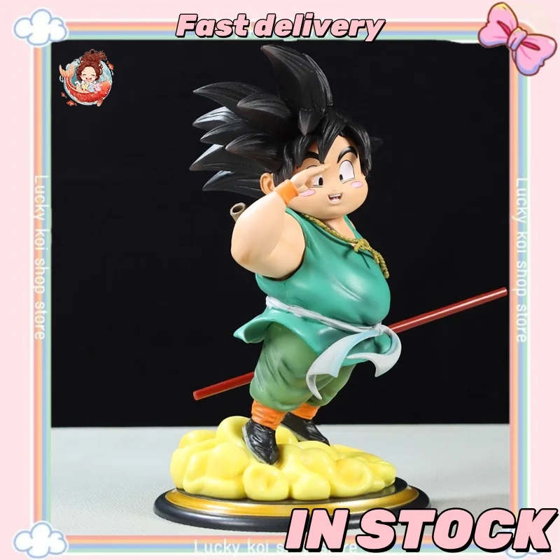 

В НАЛИЧИИ 18 СМ Dragon Ball Аниме Фигурки Сон Гоку Фигурки ПВХ Статуя Коллекция Модель Goodbye Chubby Goku Подарки Игрушки