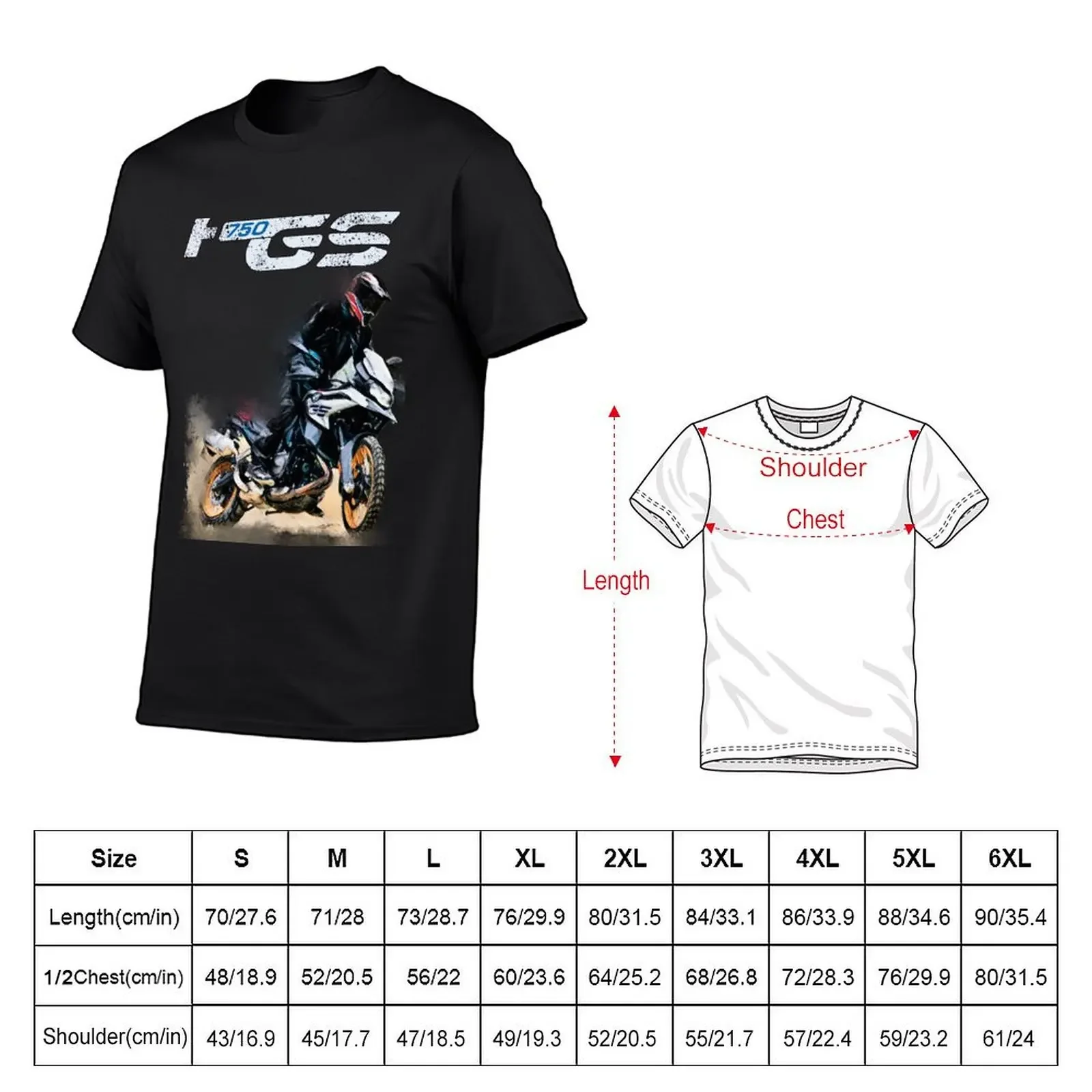 F 750 GS Premium Adventure Big Trail T-shirt boys animal print quick-drying summer top tops mens graphic t-shirts hip hop