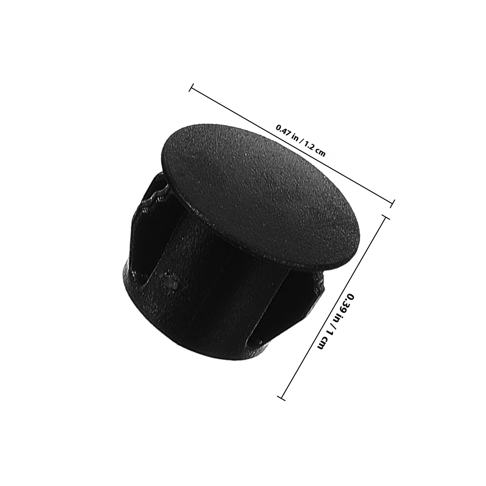 จุกปิดรูเฟอร์นิเจอร์พลาสติก 50 ชิ้น แบบกลมเล็ก สำหรับปิดรูตู้ ตู้เก็บของ ใช้ซ้ำได้ สำหรับตกแต่ง