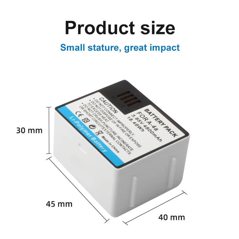 A-4A Rechargeable Camera Battery 3.85V 4800mAh For Arlo Ultra Ultra 2r Arlo Pro 3 Pro 4 Pro 5 Arlo Ultra Camera
