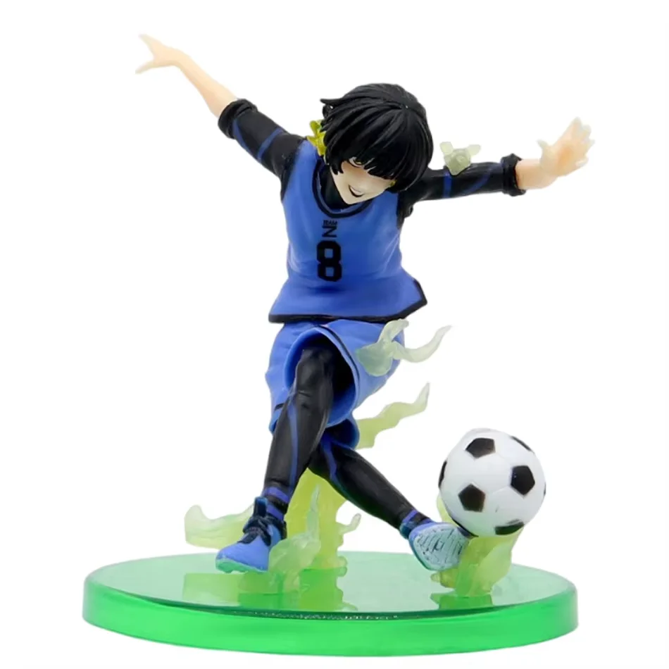 Anime Blau Gefängnis Charakter Figur Fußball Junge Makoto Nagi Figur PVC Modell Desktop Ornament Figur Dekoration Geschenk
