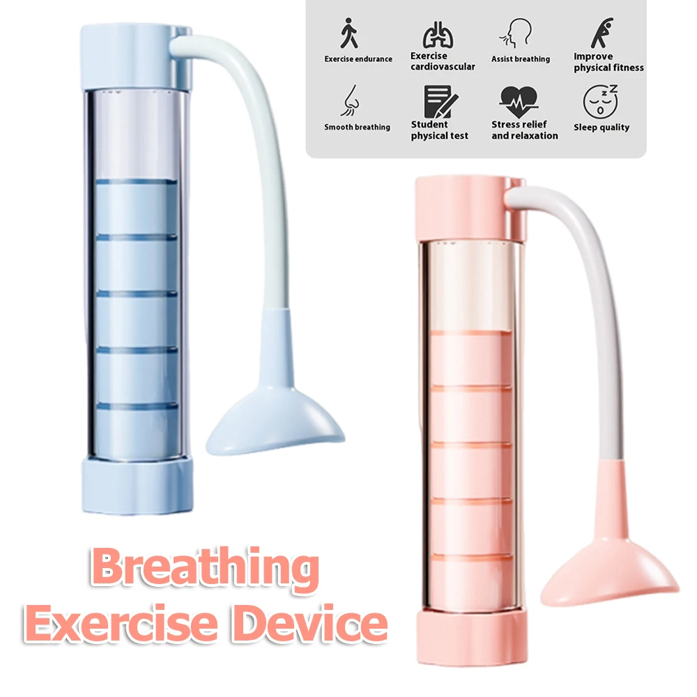 

Breathing Exercise Device Abdominal Muscle Trainer Deep Breathing Dumbbell Men Women Adults Lung Capacity Training Device
