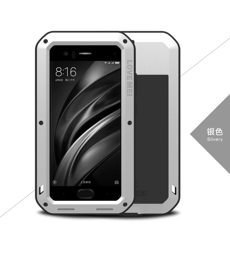 Original Love Mei Powerful Case For Xiaomi Mi 13 11 6 10 Pro Mi13 Mi11 Waterproof Shockproof Aluminum Case Cover For Xiaomi Mi