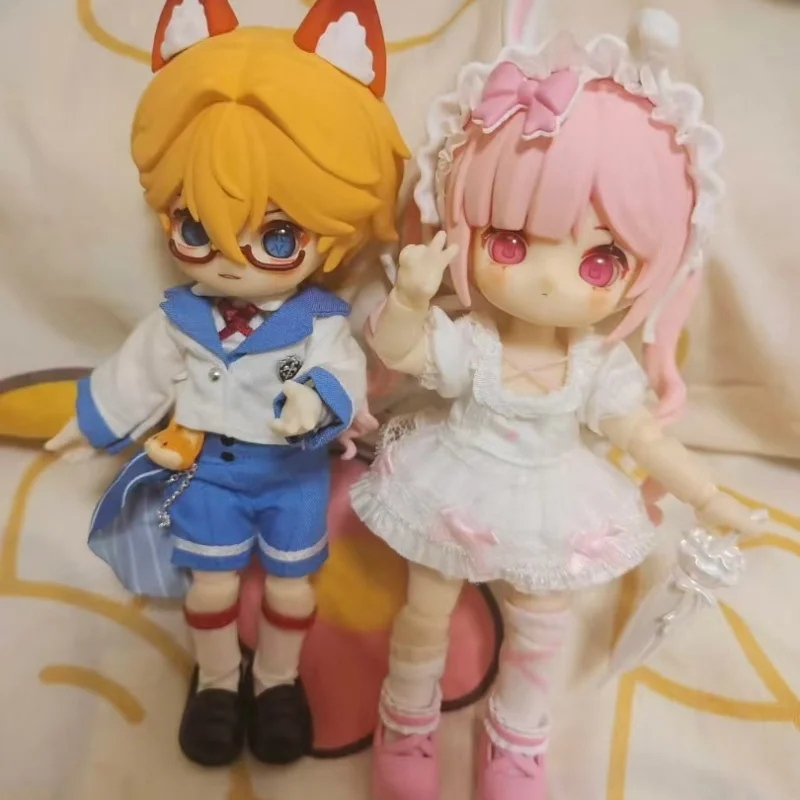 ناجي V5 ميراج سجل سلسلة 1/12 BJD صندوق أعمى لطيف عمل أنيمي الشكل Kawaii نموذج طفل عيد ميلاد مخصص الديكور الهدايا