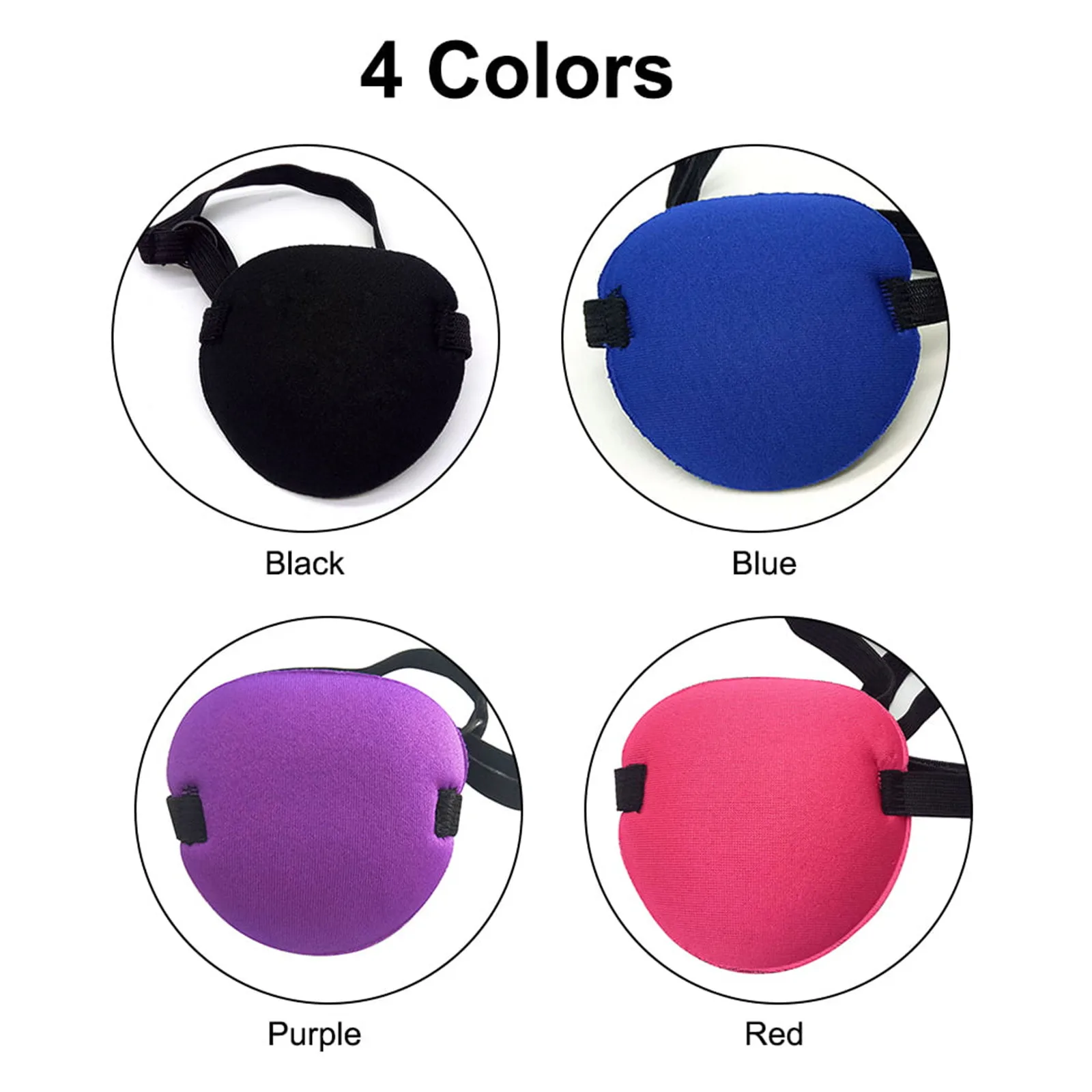 Single Eye Adjustable Soft and Comfortable Eye Patch Single Eye Cover for Adult and Kids Holiday Party Cosplay Decoration Props view 5
