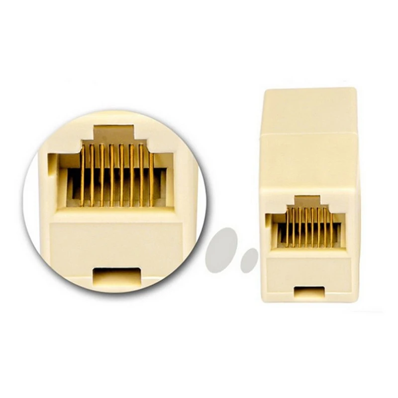 Connecteur de câble Ethernet LAN RJ45 femelle à femelle, 10 pièces, nouveau