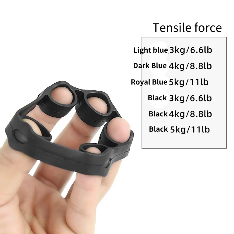 50Pcs Hand Grip Strengthener Finger Exerciser Grip Strength Trainer Relieve Wrist Pain For Exercise Guitar and Rock Climbing