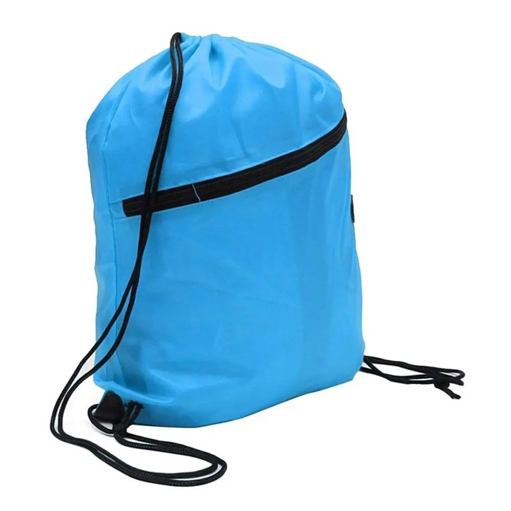 Fashion Shoe Clothes Gym Duffle School Environmental Pack Backpack Drawstring Bag Pouch