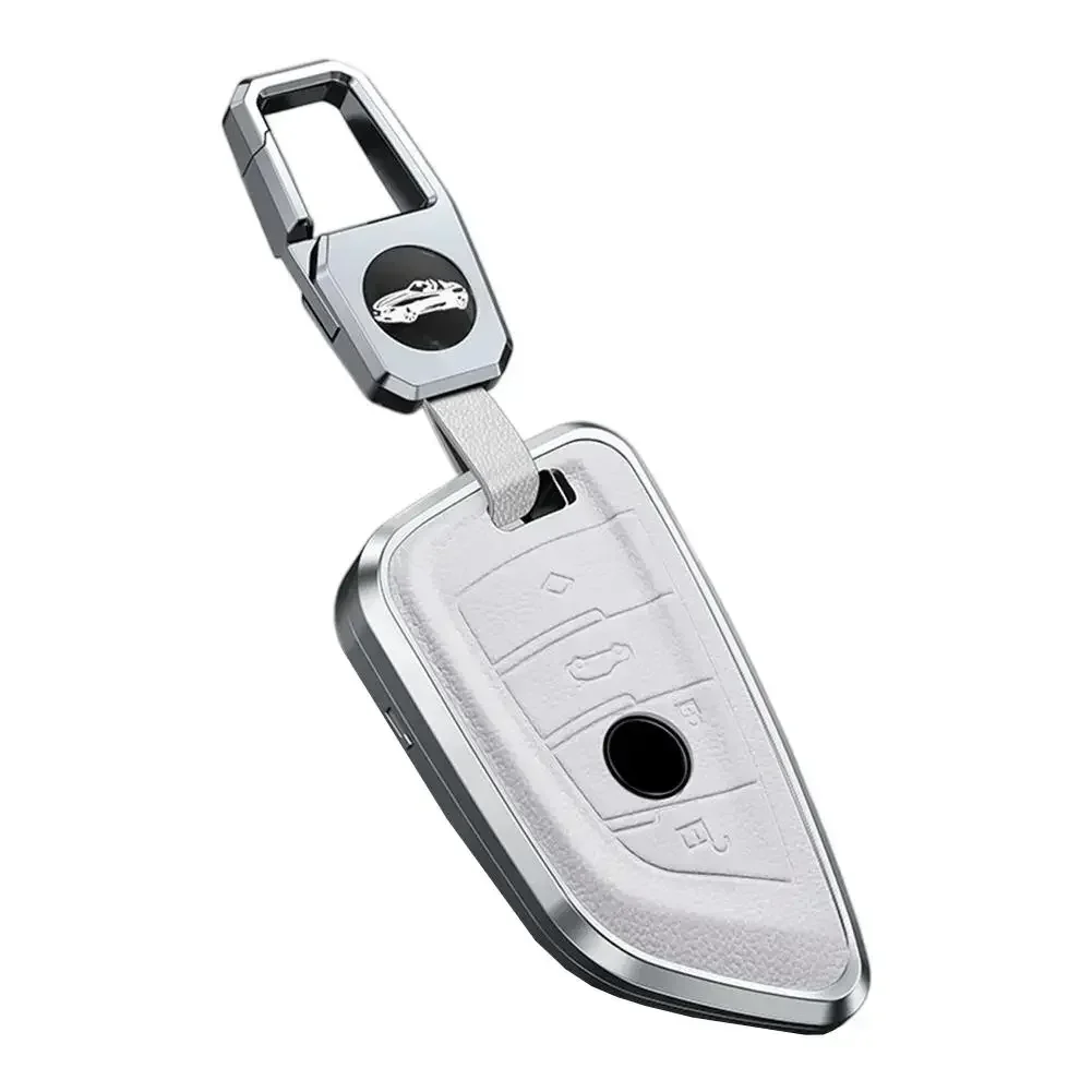 

A protective leather cover that fits snugly over your car key compatible with several models of the iconic brand