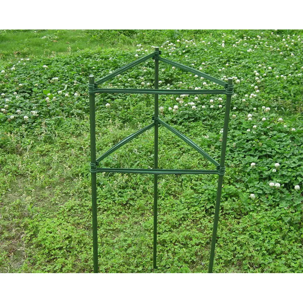 24Pcs Plastic Connecting Rods Clips for Tomato Cucumber Vine Plants Gardening Support Frame Accessories Lightweight Reusable