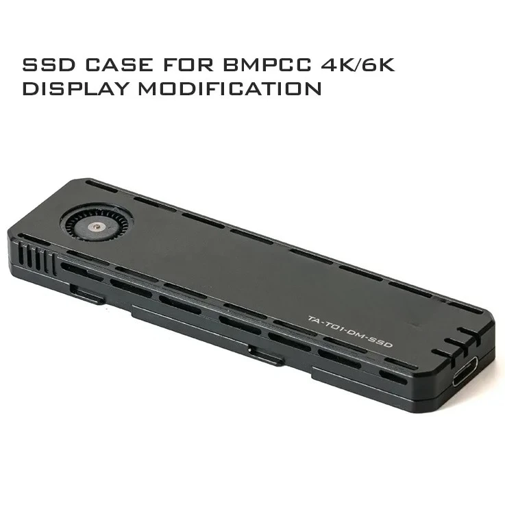 TA-T01-DM-SSD2 SSD Case for BMPCC 4K/6K Display Modification Compatible with Most SATA & NVMe Solid State Drives