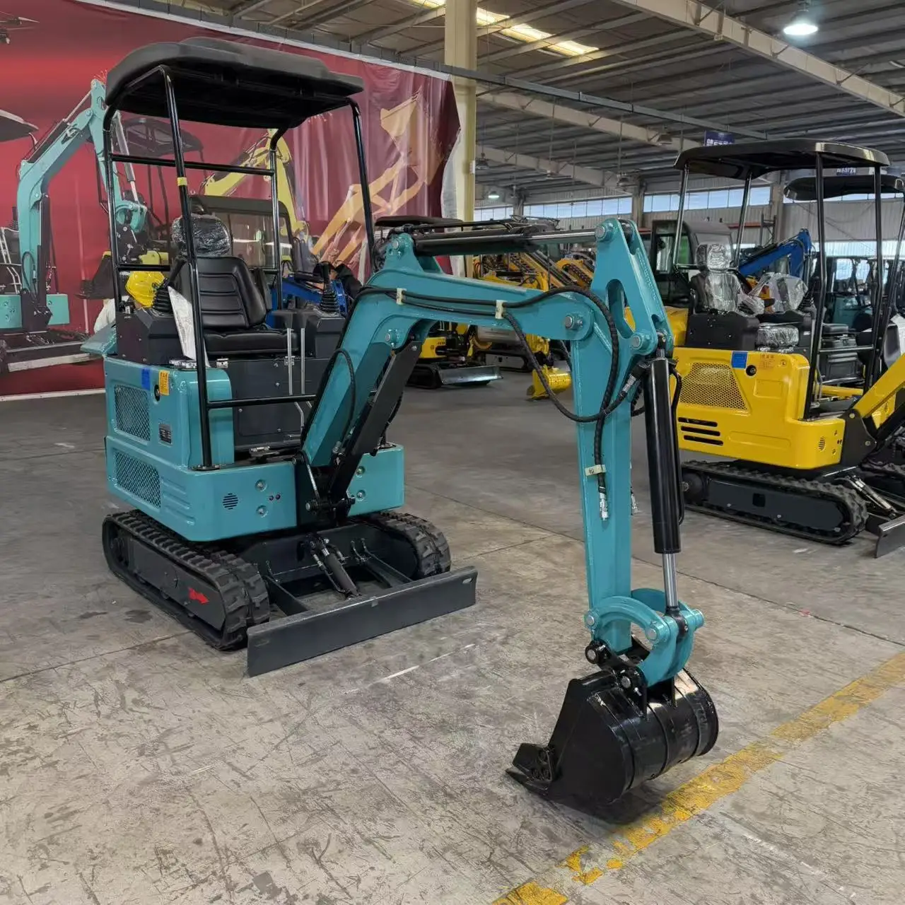 Hot Sale Home Excavator Diesel Kubota Engine Bagger Micro Digger 2 Ton 3 Ton Mini Excavator for Sale