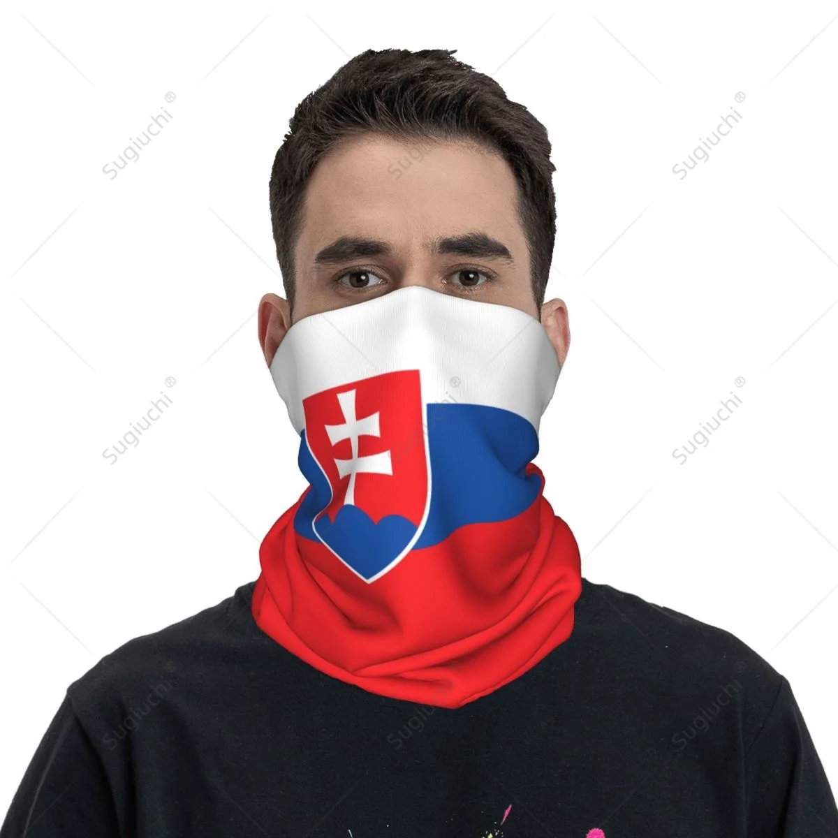 

Unisex Slovakia Flag Neckerchief Scarf Neck Face Mask Scarves Neck Warmer Seamless Bandana Headwear Cycling Hiking