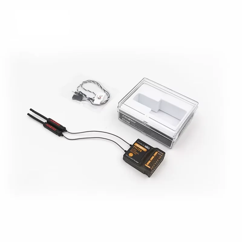FLYSKY FTR8B/FTR12B 2.4GHz AFHDS 3 Dual Antenna PWM PPM I-bus Mini Receiver for Drone Helicopter Fixed Wing Glider Vehicle