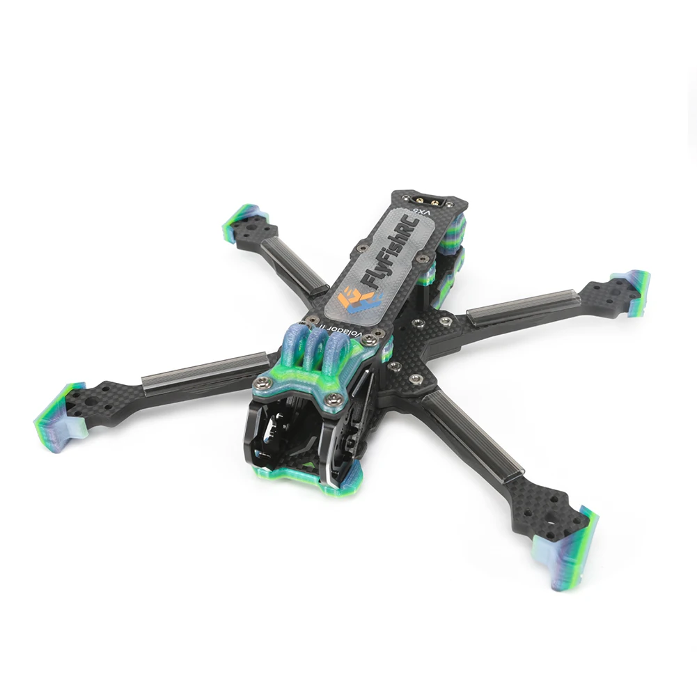 FlyFishRC Toray T700 Volador VX5 5 Inch Khung Tương Thích Với DJI O3 Không Đơn Vị Cho FPV Máy Bay Không Người Lái Quadcopter Bộ