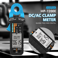 Auto-select & Auto-range 6A/60A TRUE-RMS DIGITAL DC/AC CLAMP METER DC & AC voltage, DC & AC current, resistance HP-7200E