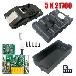 BL1830 5X21700 Li-ion Battery Case, PCB Proteção de carregamento, Circuit Board Shell Box, BL1860 para MAKITA, 18V 3.0Ah 9.0Ah Caixas