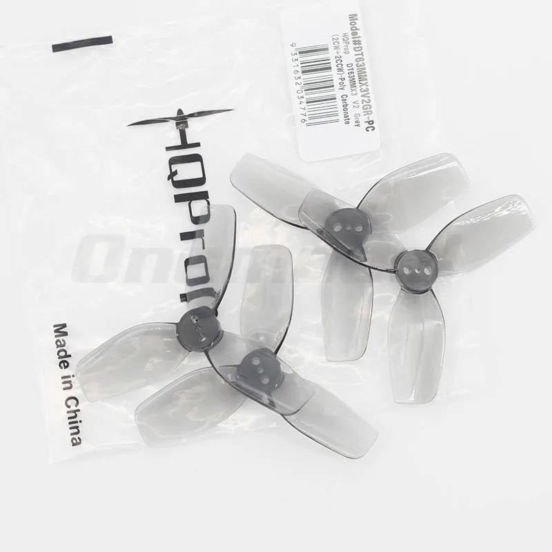 4/8/16Pairs HQProp DT63 V2 2.5inch Propeller HQ DT63MMX3 V2 3-Blade Prop CineLog25 95X 3-Blade Props For RC DIY FPV Racing Drone