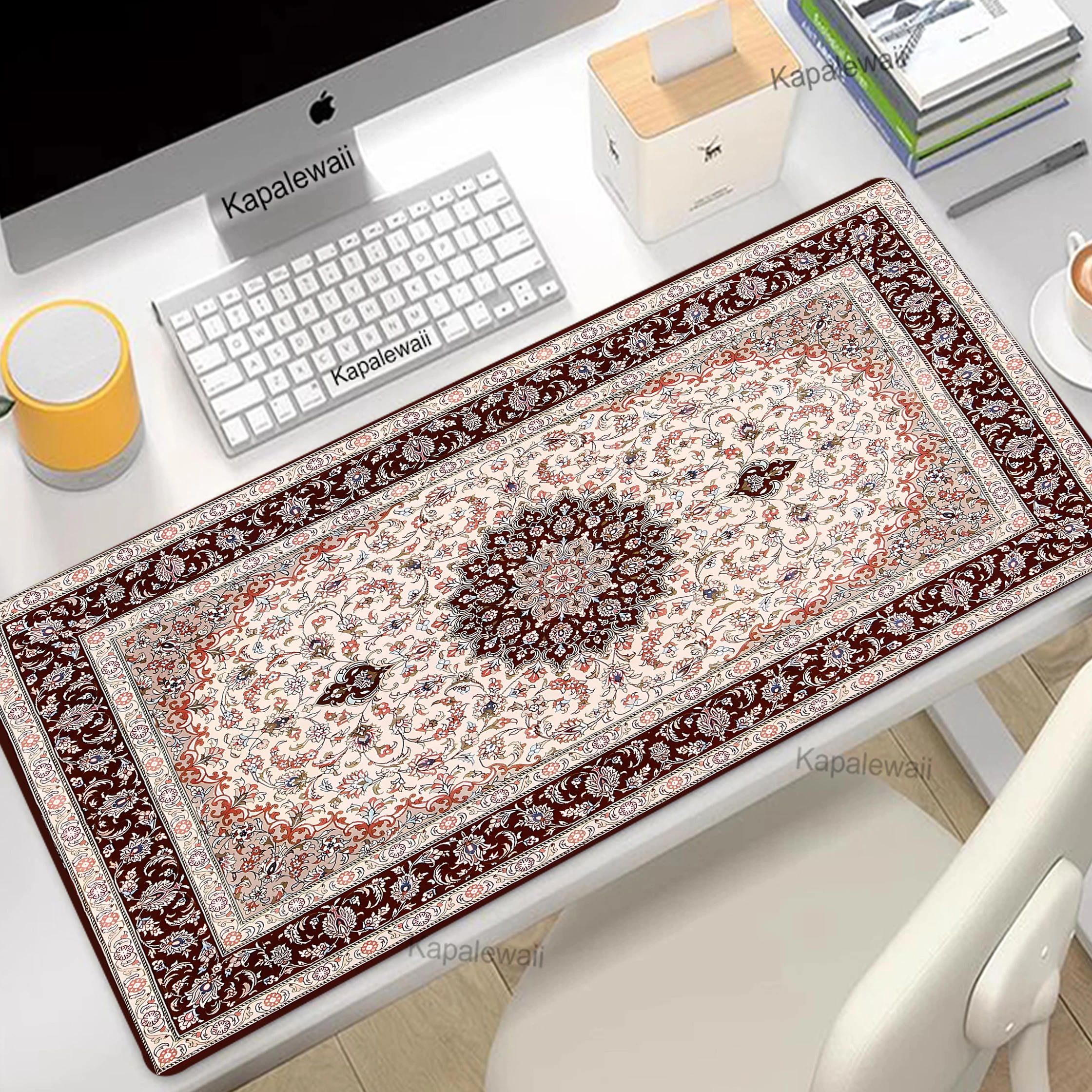 

Persian Carpet Mouse Pad Gaming Mouse Mat Gamer XXL Pc 90x40cm Large Mousepad Game Desk Pads Rubber коврик Keyboard Mats