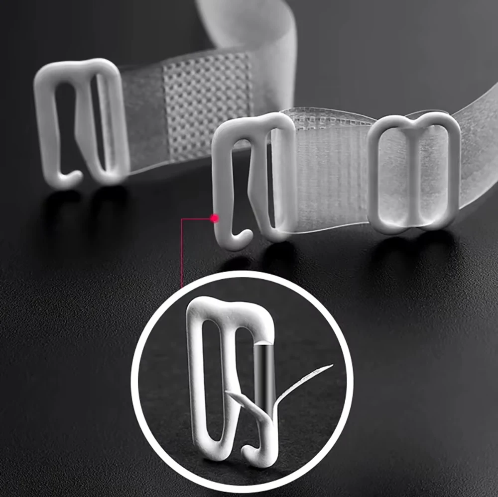 Clear Bra Straps Invisible Adjustable Non-Slip Transparent Shoulder Strap Replacement Extenders Bra Straps Lingerie Accessories