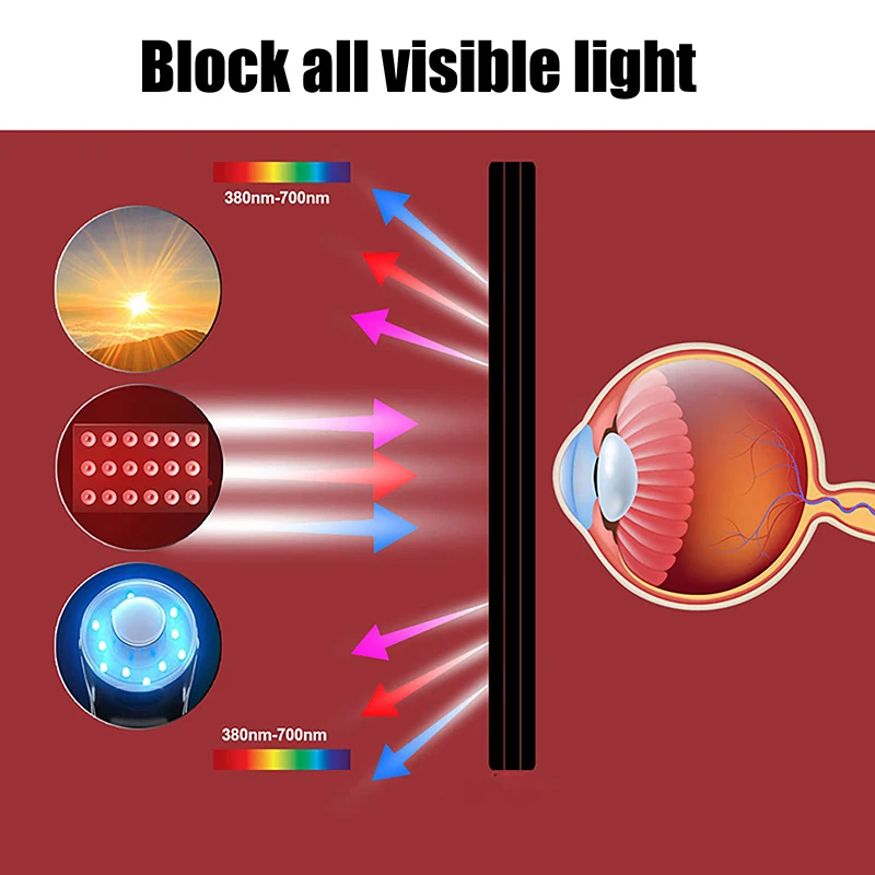 Rote LED Infrarot Licht Schutzbrille Laser Augen Schutz Brille Für Bräunung Brille UV Blockieren IPL Laser Schutzbrille