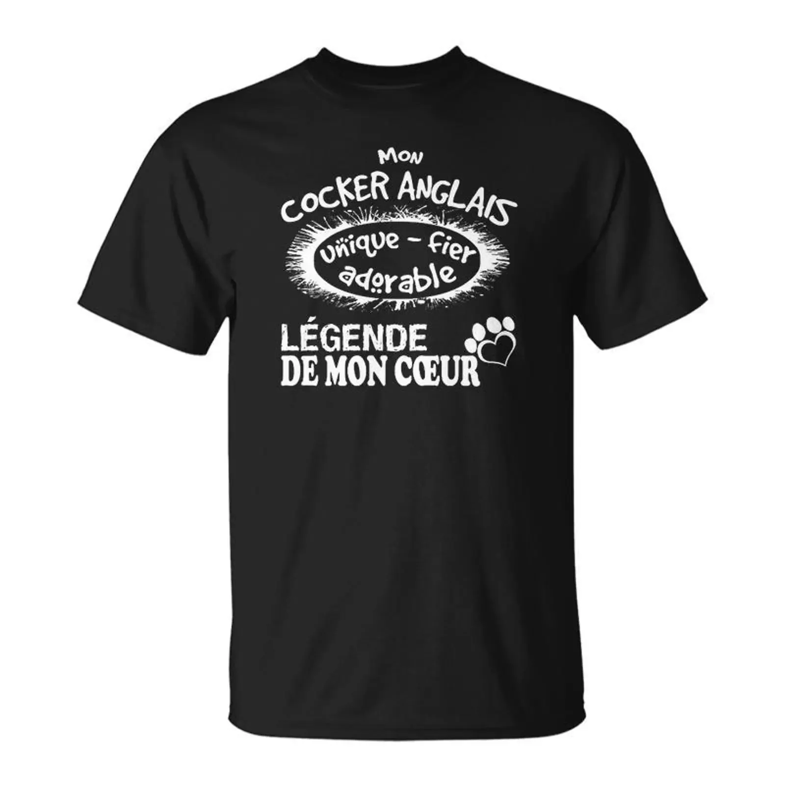 Legend of My Heart English Cocker Spaniel T Shirt syz vintage Washed Comfortable fashion Casual Stylish Unisex graphic Soft