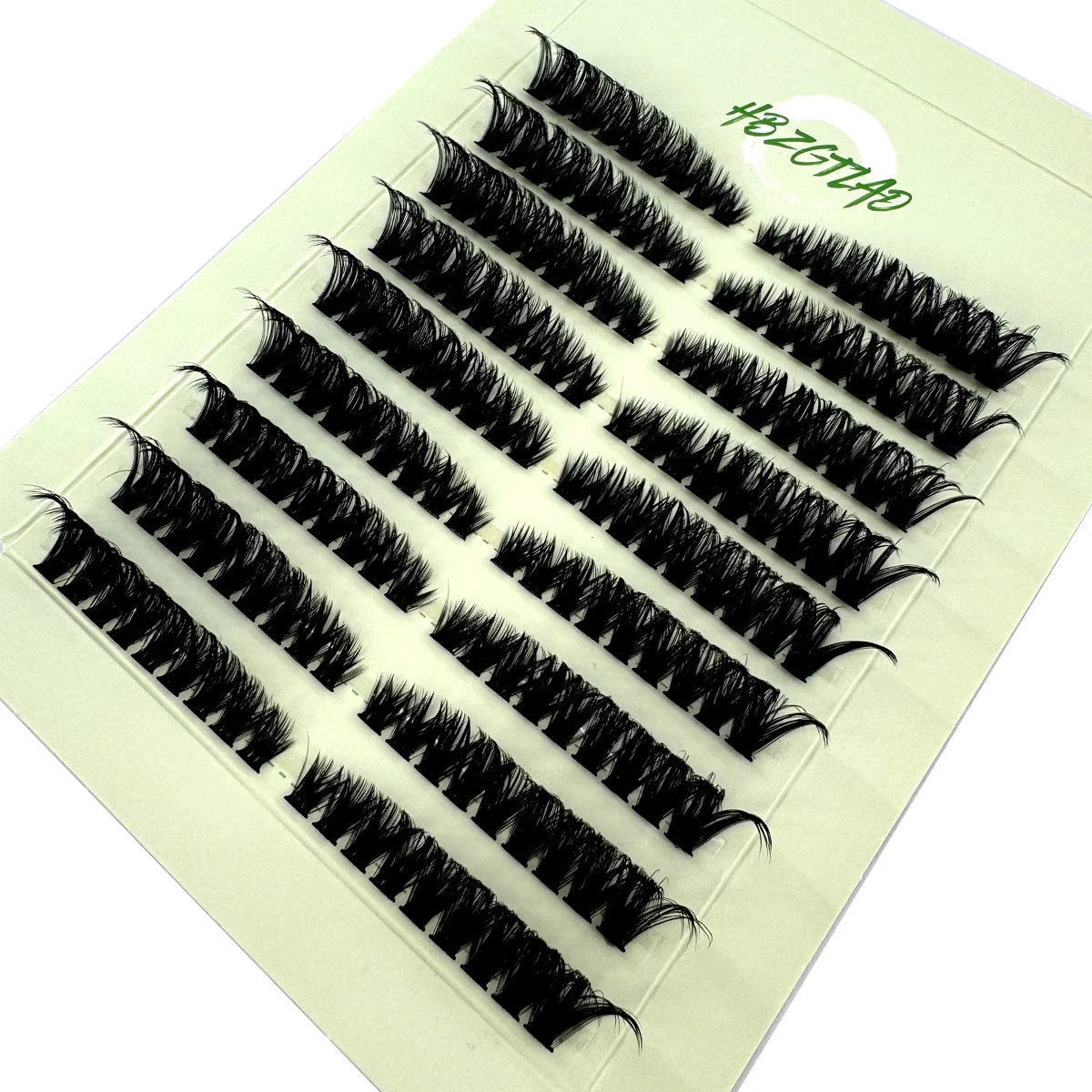 AMSDCN Estensione del fascio di ciglia soffici a 9 file 60D/80D Estensione ciglia Cat Eye sinistra/destra