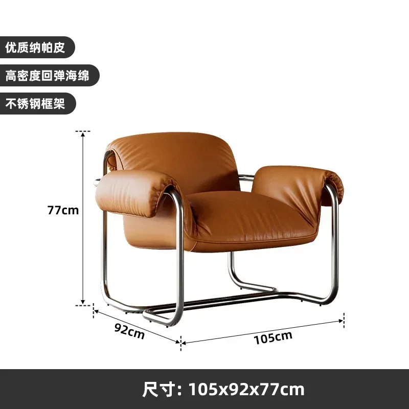 ZC medieval style bedroom living room single sofa minimalist sofa leisure chair
