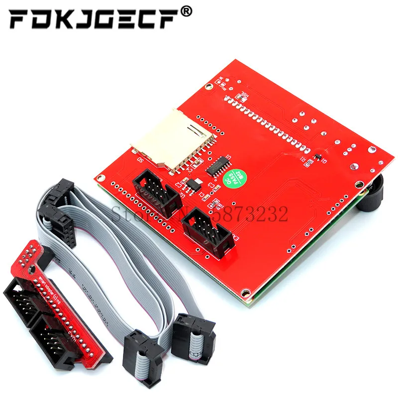 3D 2004 LCD 12864 Display 3D Printer Reprap Smart Adapter Controller Reprap Ramps 1.4 1.6 Mega2560 board 2004LCD Control