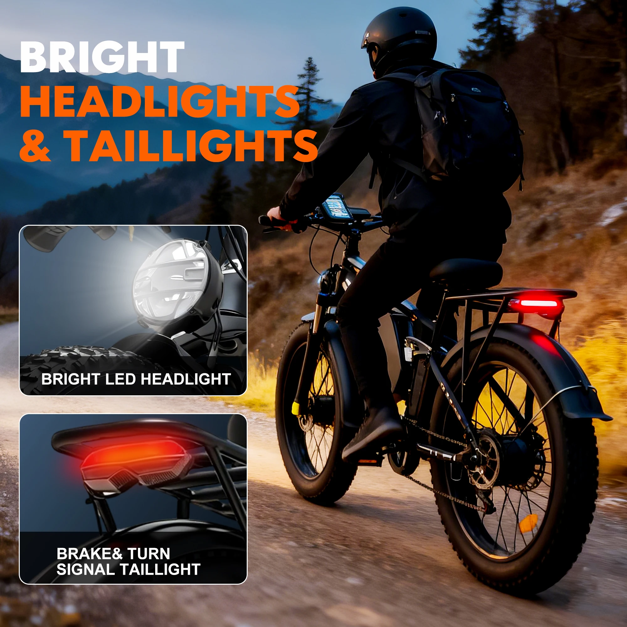 6000W Dual Motor Off-Road E-Bike 6