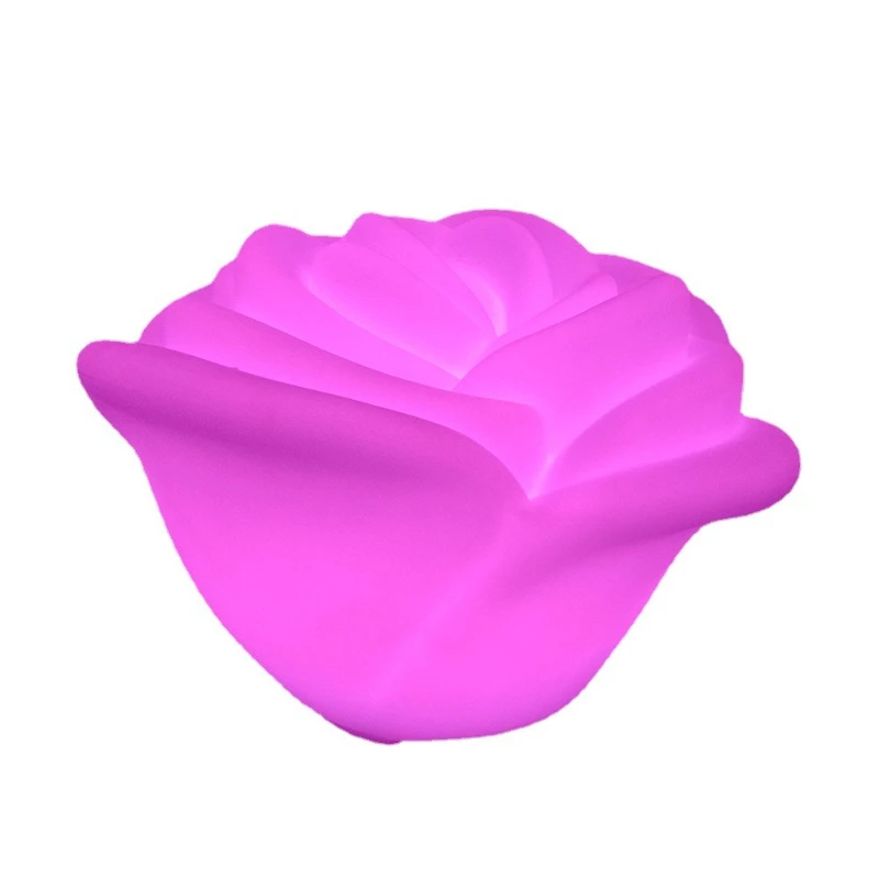 LED rose ambient light bedroom colorful color-changing charging remote control floor night light large luminous flower