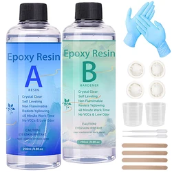 Clear Epoxy Resin Kit Casting and Coating for River Table Tops, Art Casting Resin,Jewelry Projects, DIY,Tumbler Crafts, Molds