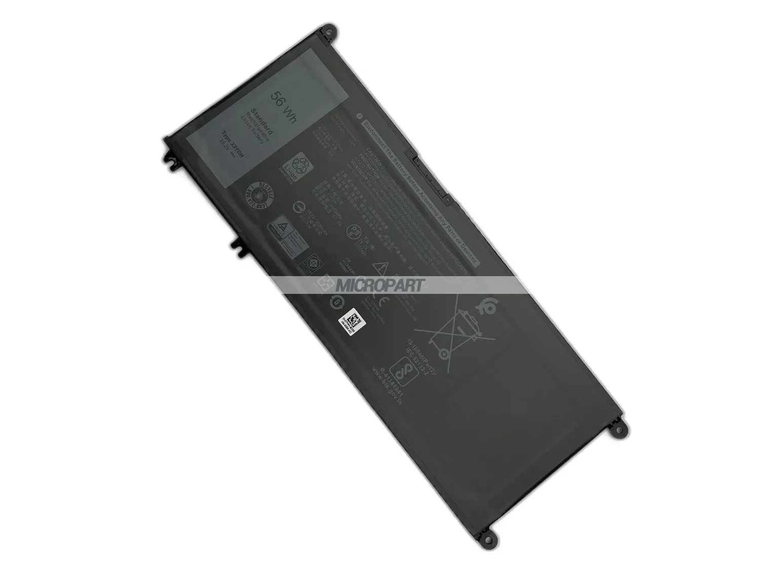 Imagem -03 - Substituição Li-ion Bateria para Dell Bateria do Portátil para Dell Inspiron 17 7778 Inspiron 17 7779 56wh 33ydh 15.2v Longa Duração da Bateria