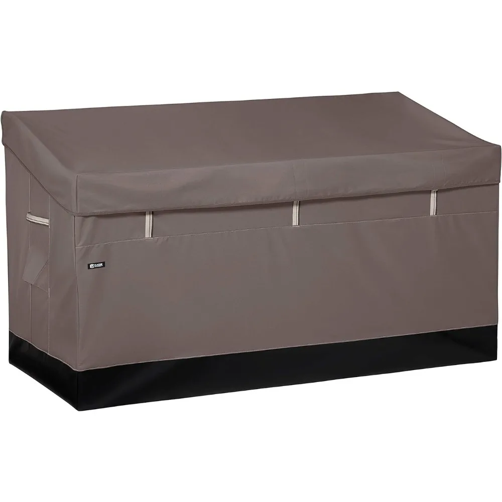 

Dark Taupe Cart Ravenna Water-Resistant 162 Gallon Deck Box Drawer Storage Box for Clothes Patio Furniture Covers Safe Deposit