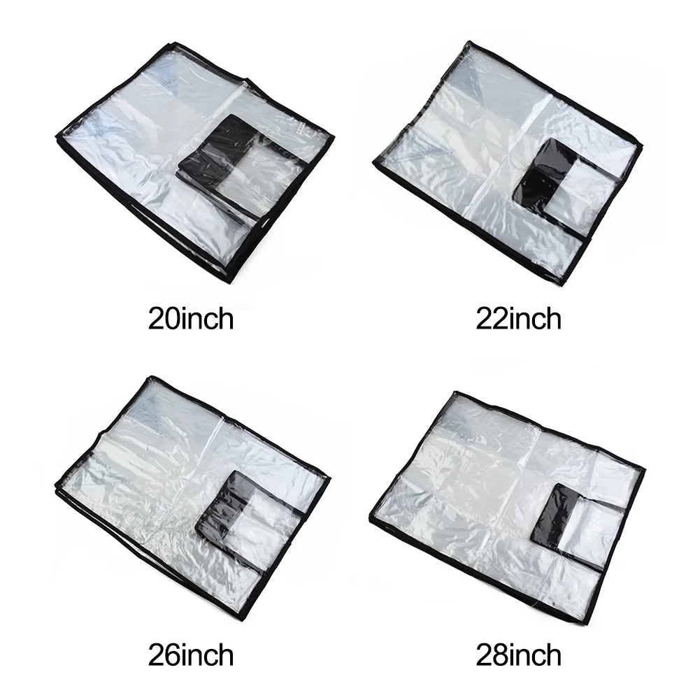 Travel Luggage Cover Protector Case PVC Baggage Cover Suitcase Protective Covers 20 22 24 26 28 30 Inch