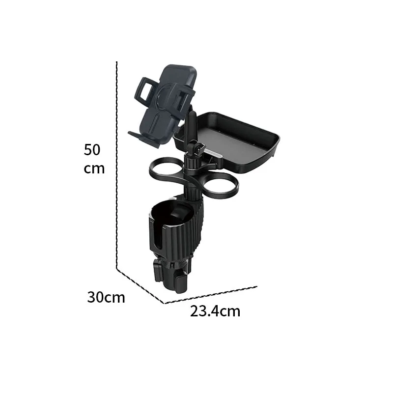 Car Tablet Stand Cup Holder Expander Multi-functional Adjustable Drinking Bottle Bracket Removable Mobile Phone Holder image 2