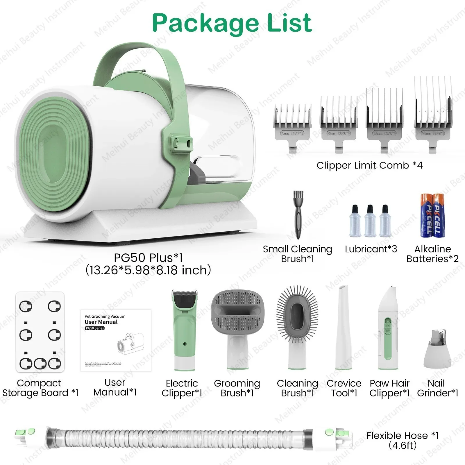 Pet Hair Trimmer, Hair Suction and Pulling Machine, Dog Multi-functional Cat Vacuum Cleaner, Cat and Dog Electric Push