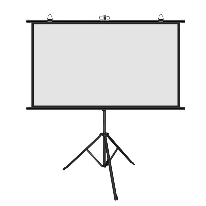 

100-Inch Portable Mobile Tripod Projection Screen