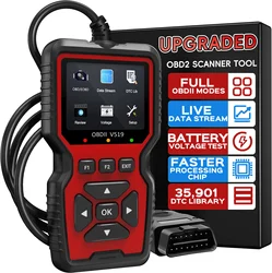 OBD2 Scanner Diagnostic Tool, Check Engine Code Reader OBD2 Scanner with Reset, Mode 6, Mode 8 & I/M Readiness