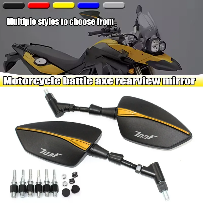Fit For Zontes 703F 703 F 703F ADV 2024 2025 2026+ 8/10mm Universal Adjustabale Rearview Rear View Mirrors Side Mirror