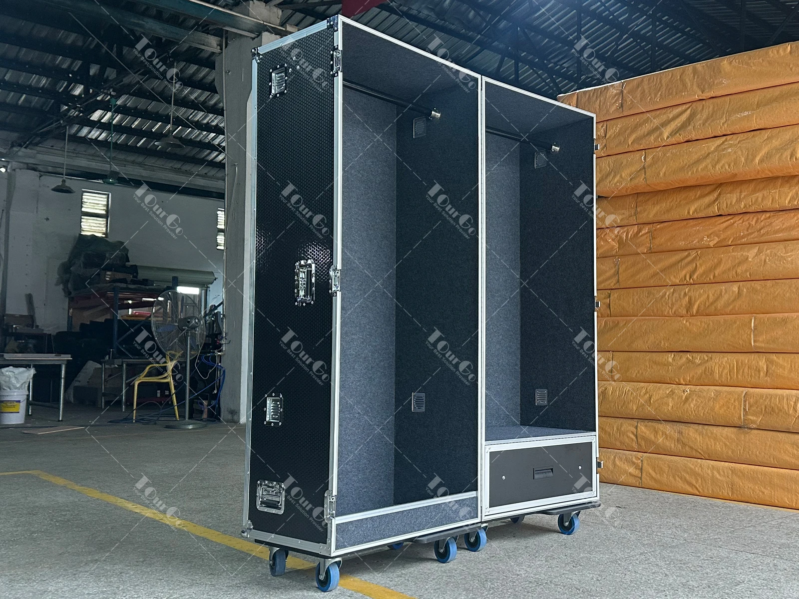 Flight Case per armadio mobile personalizzato