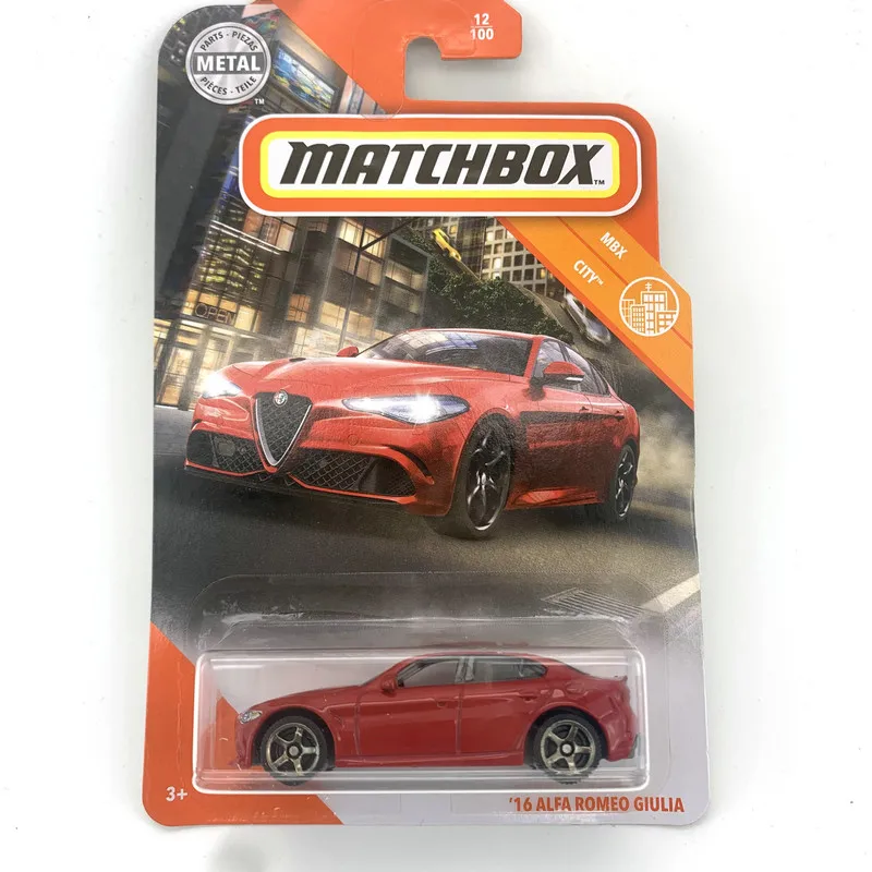 2020-30782 series2 Matchbox Car 1:64 GARBAGE KING MBX FLATBED KING 16 ALFA ROMEO GIULIA Collection Alloy Car Gift