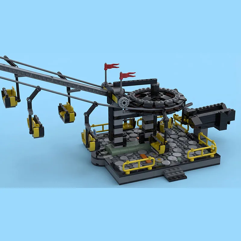 MOC Building Block Chairlift GBC Children\'s Gift Toy Education Model Science Educational Gift Creative Building Block
