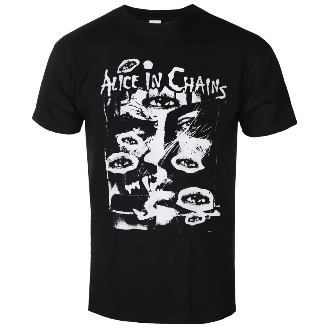 2026 New Cool Stairway Art Pattern Grunge Band T-Shirt Casual Street Style T-Shirt Suitable For